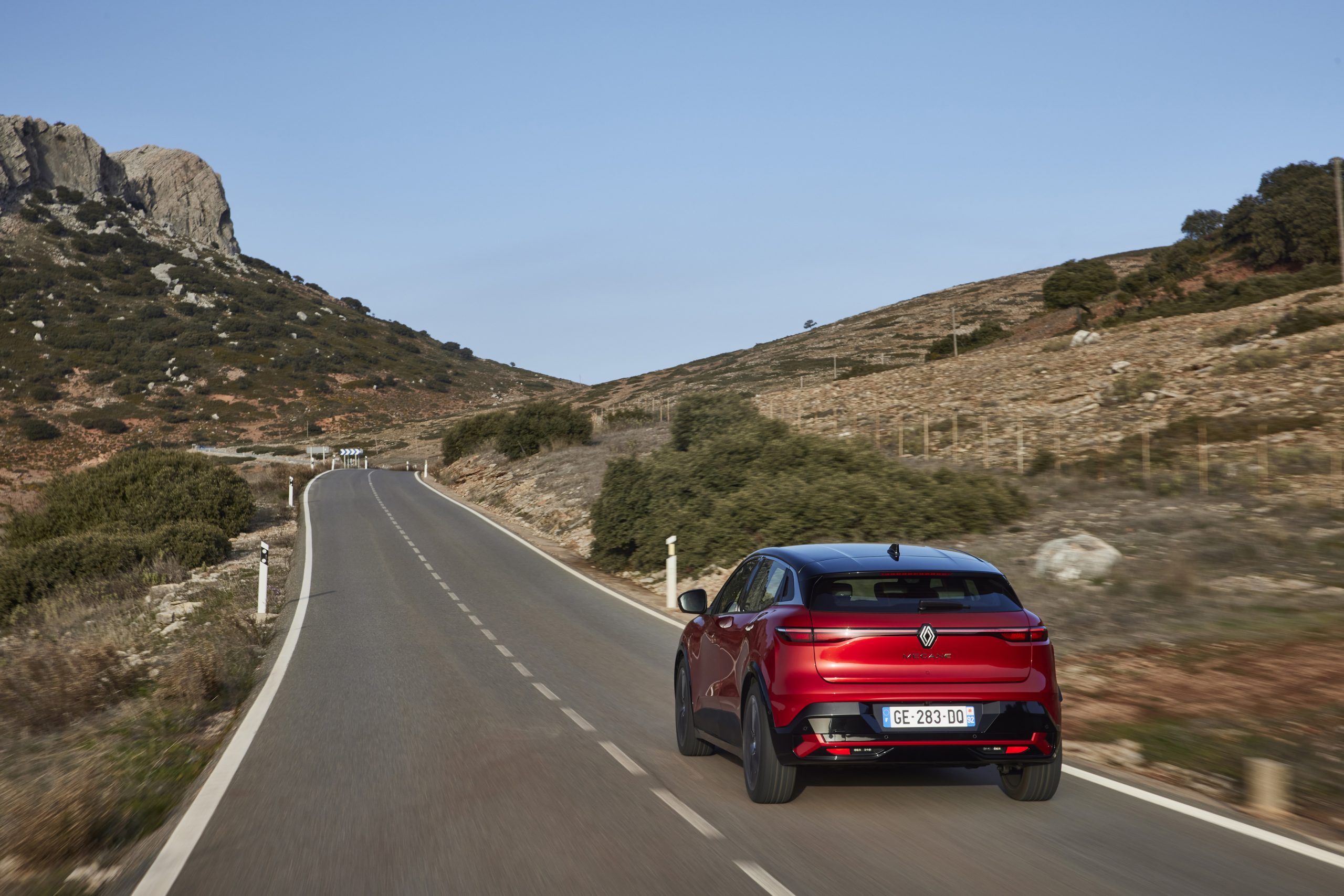 megane electric rood achterkant