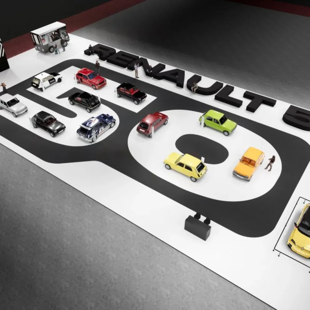 Renault viert 50e verjaardag Renault 5 op Retromobile
